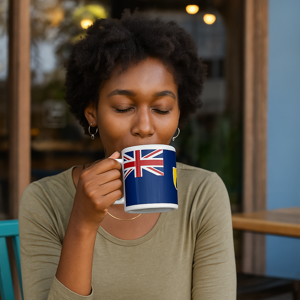 Cayman Islands Flag Coffee Mug - Ocean, Heritage & Harmony
