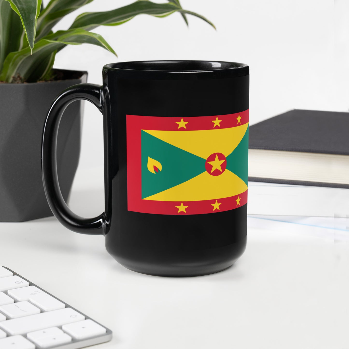 Grenada Flag Coffee Mug - Spice, Strength & Sunshine