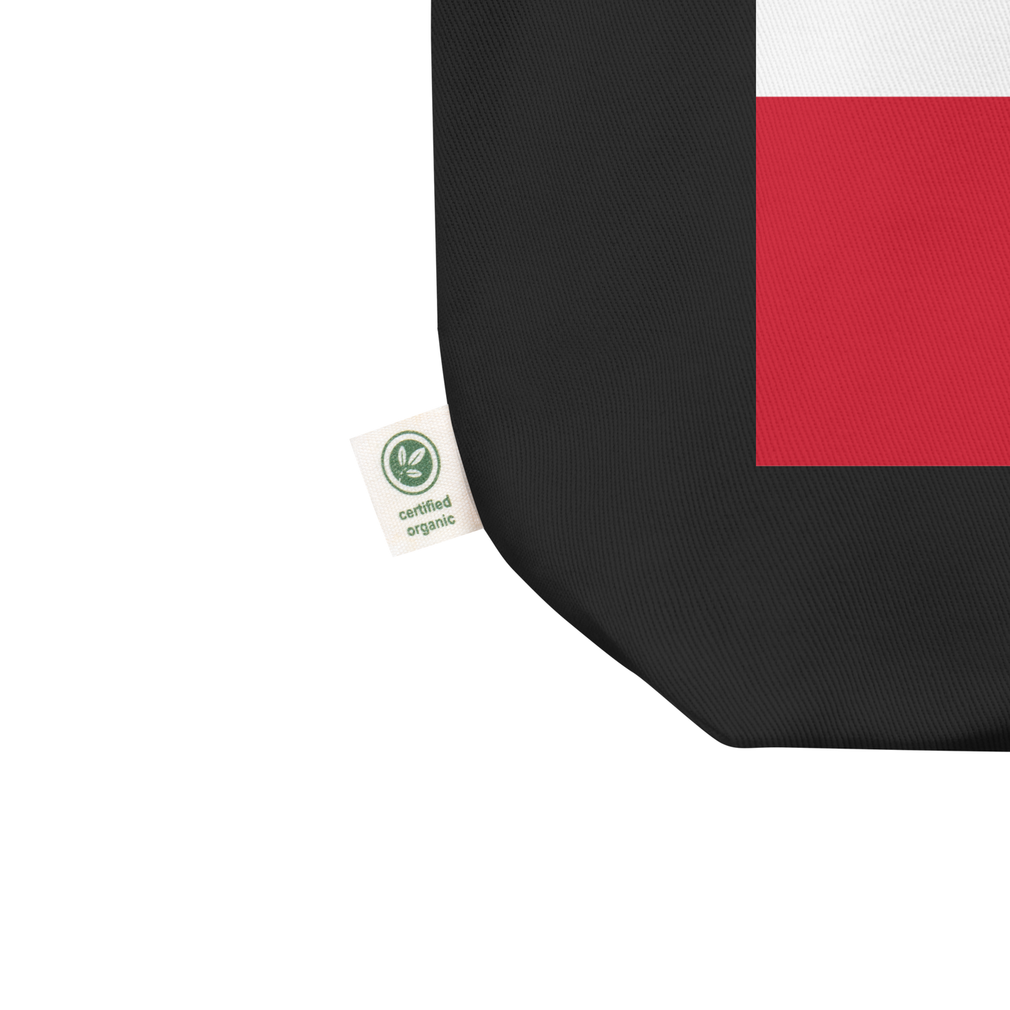 Dominican Republic Flag Tote Bag Black Product Details
