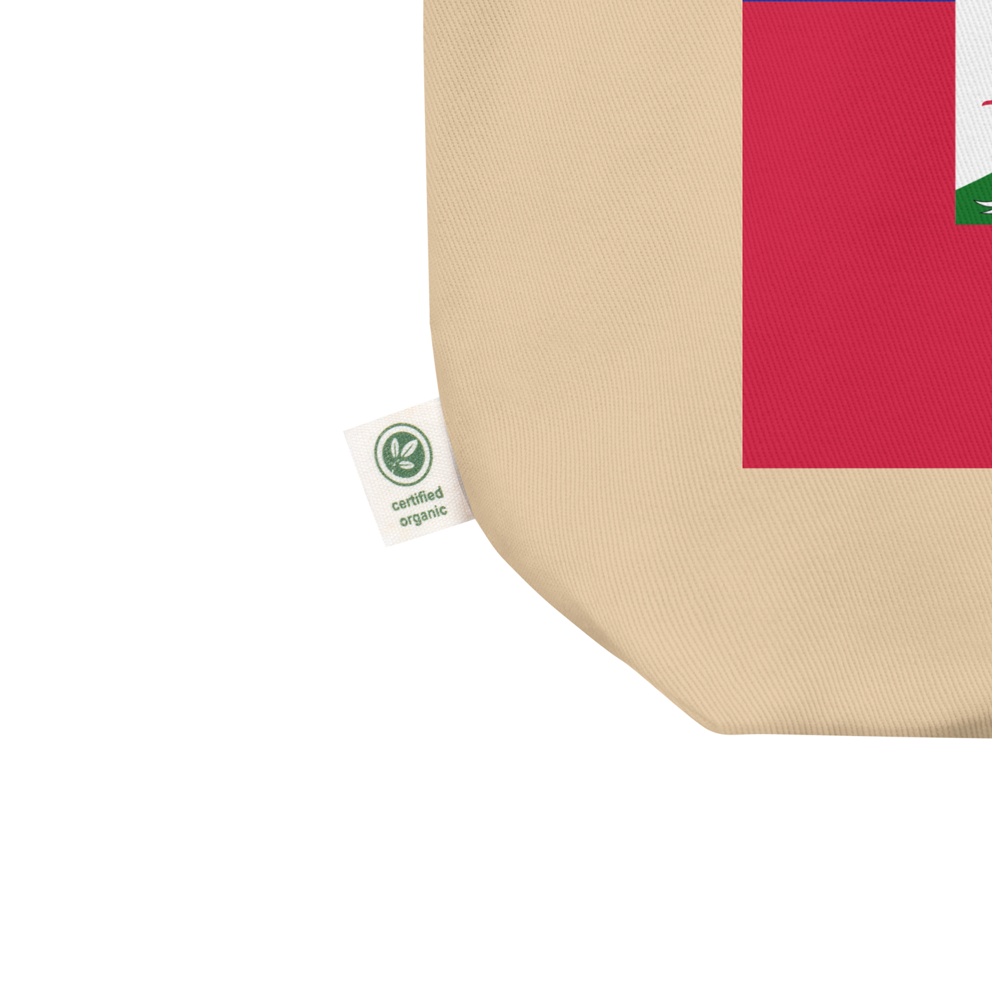 Haiti Flag Tote Bag Oyster Product Details