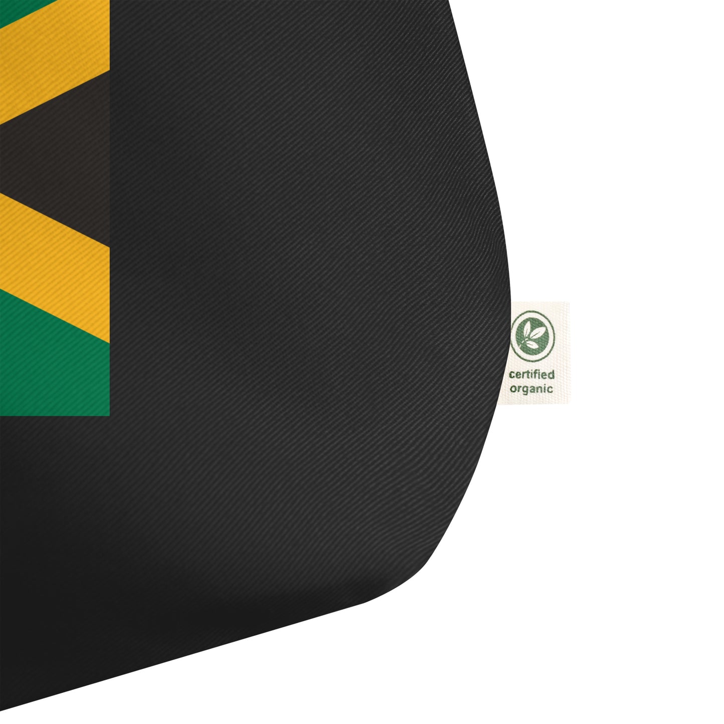 Jamaica Flag Large Tote Bag Black Product Details