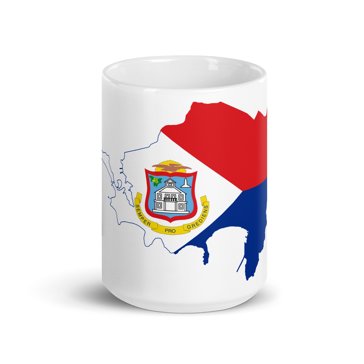 Sint Maarten Flag Coffee Mug - Unity, Culture & Caribbean Charm