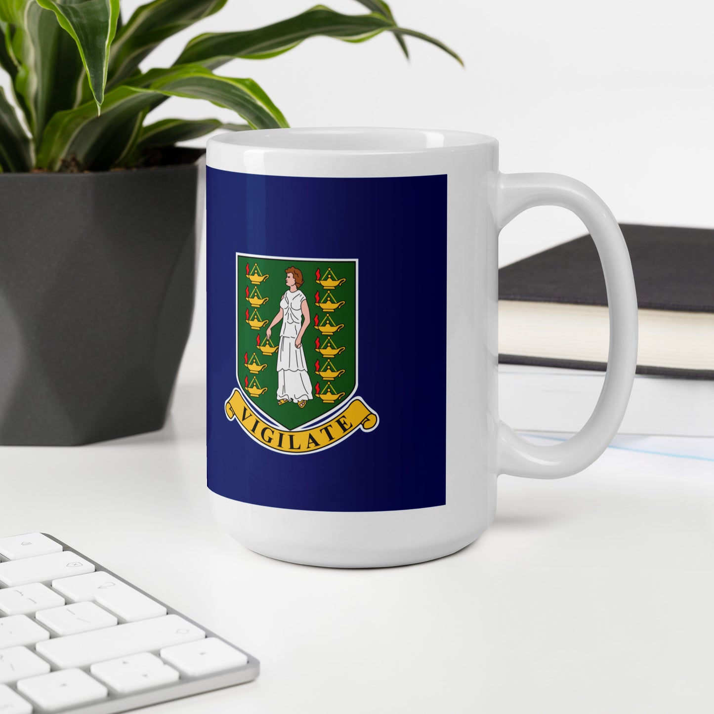 British Virgin Islands Flag Coffee Mug – Calm Seas & Island Pride