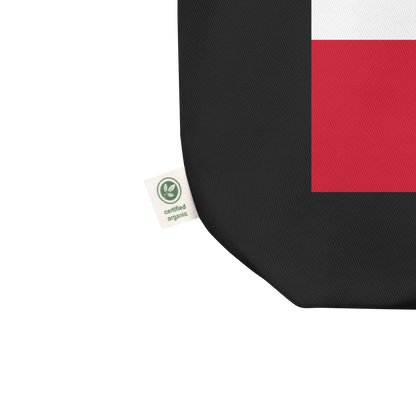 Dominican Republic Flag Tote Bag Black Product Details