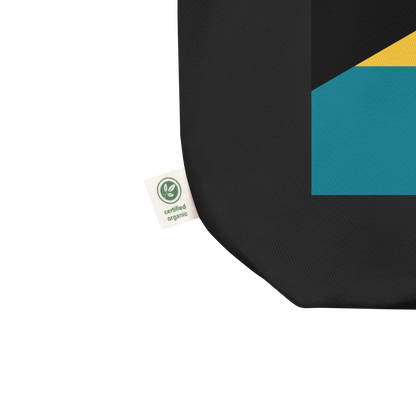 Bahamas Flag Tote Bag Black Product Details