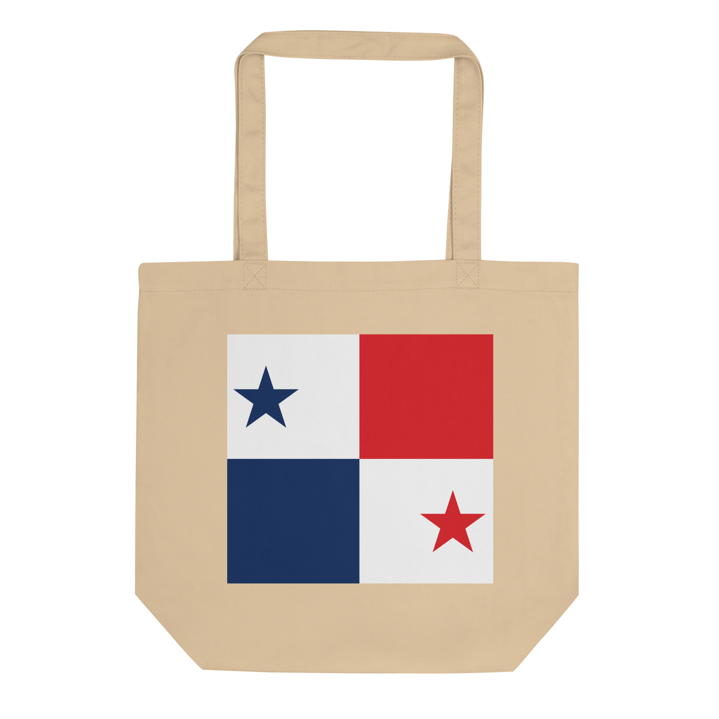 Panama Flag Tote Bag Oyster Front View