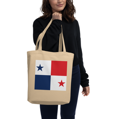 Panama Flag Tote Bag Oyster Lifestyle View