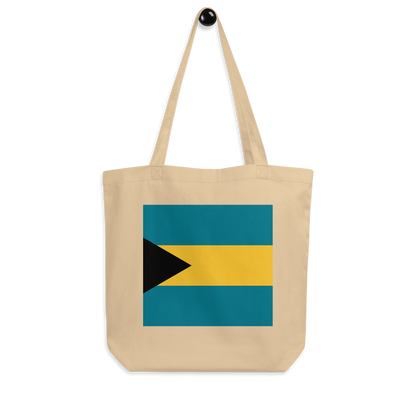 Bahamas Flag Tote Bag Oyster Lifestyle View