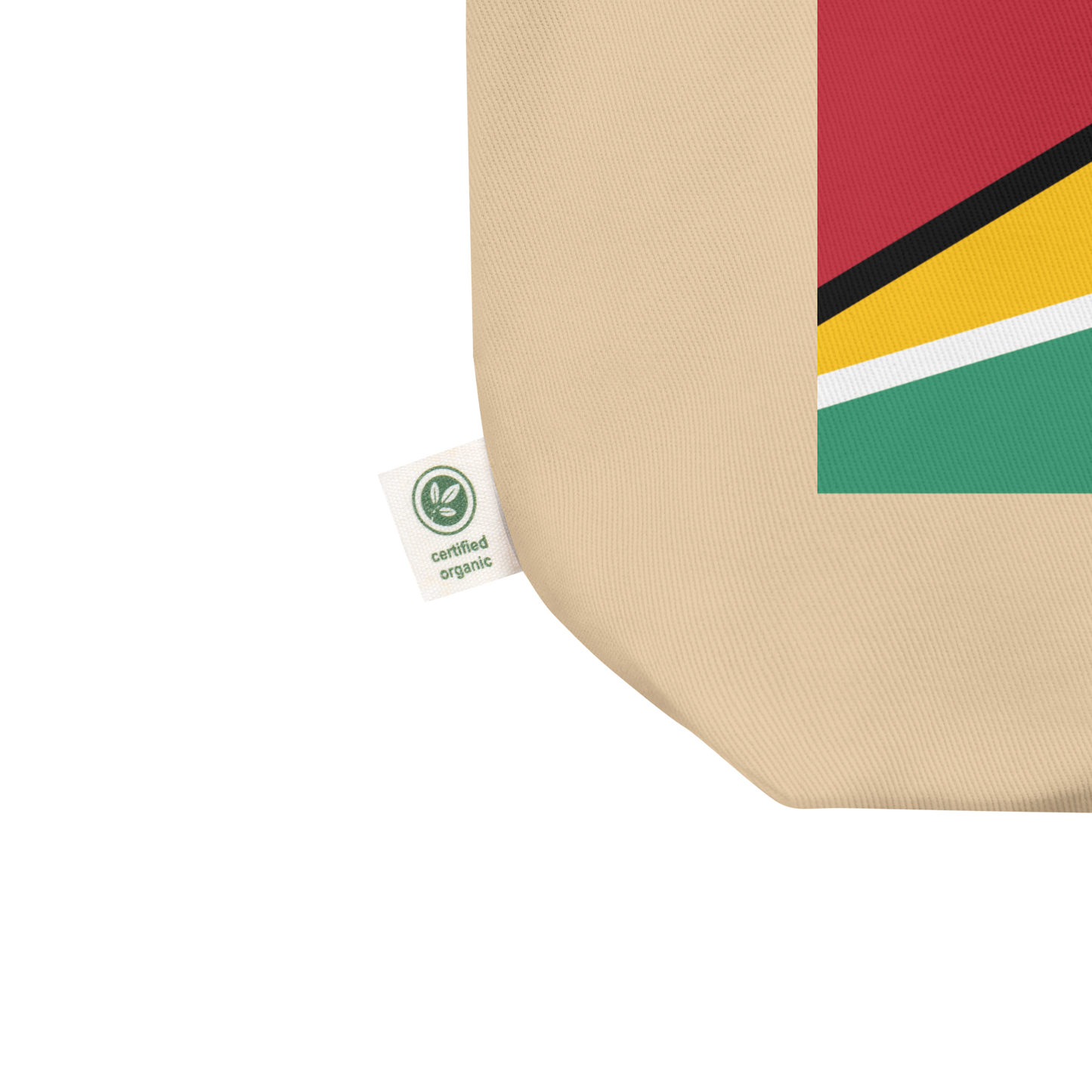 Guyana Flag Tote Bag Oyster Product Details