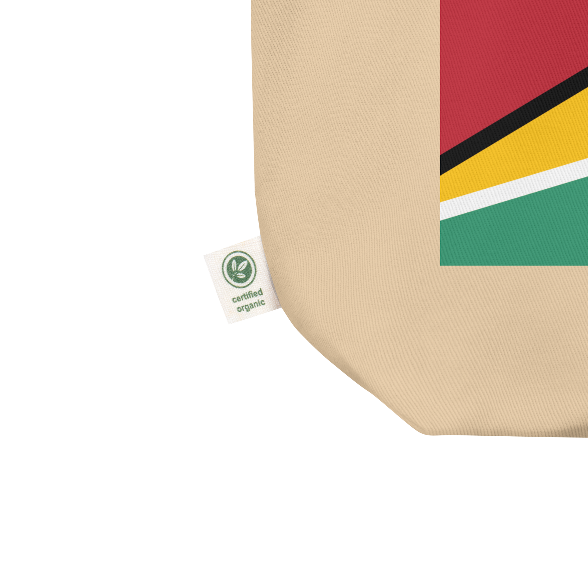 Guyana Flag Tote Bag Oyster Product Details