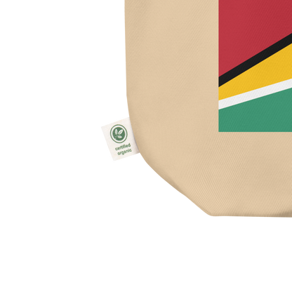 Guyana Flag Tote Bag Oyster Product Details
