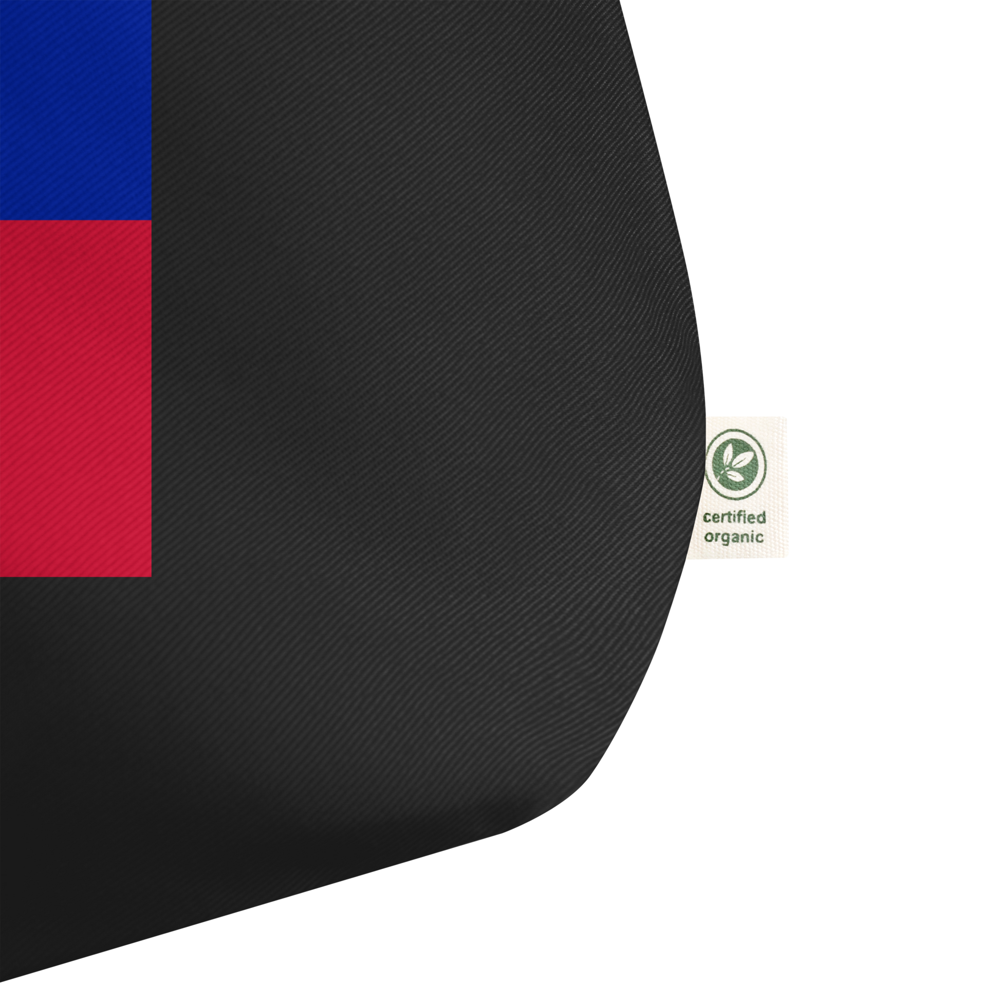 Haiti Flag Large Tote Bag Black Product Details