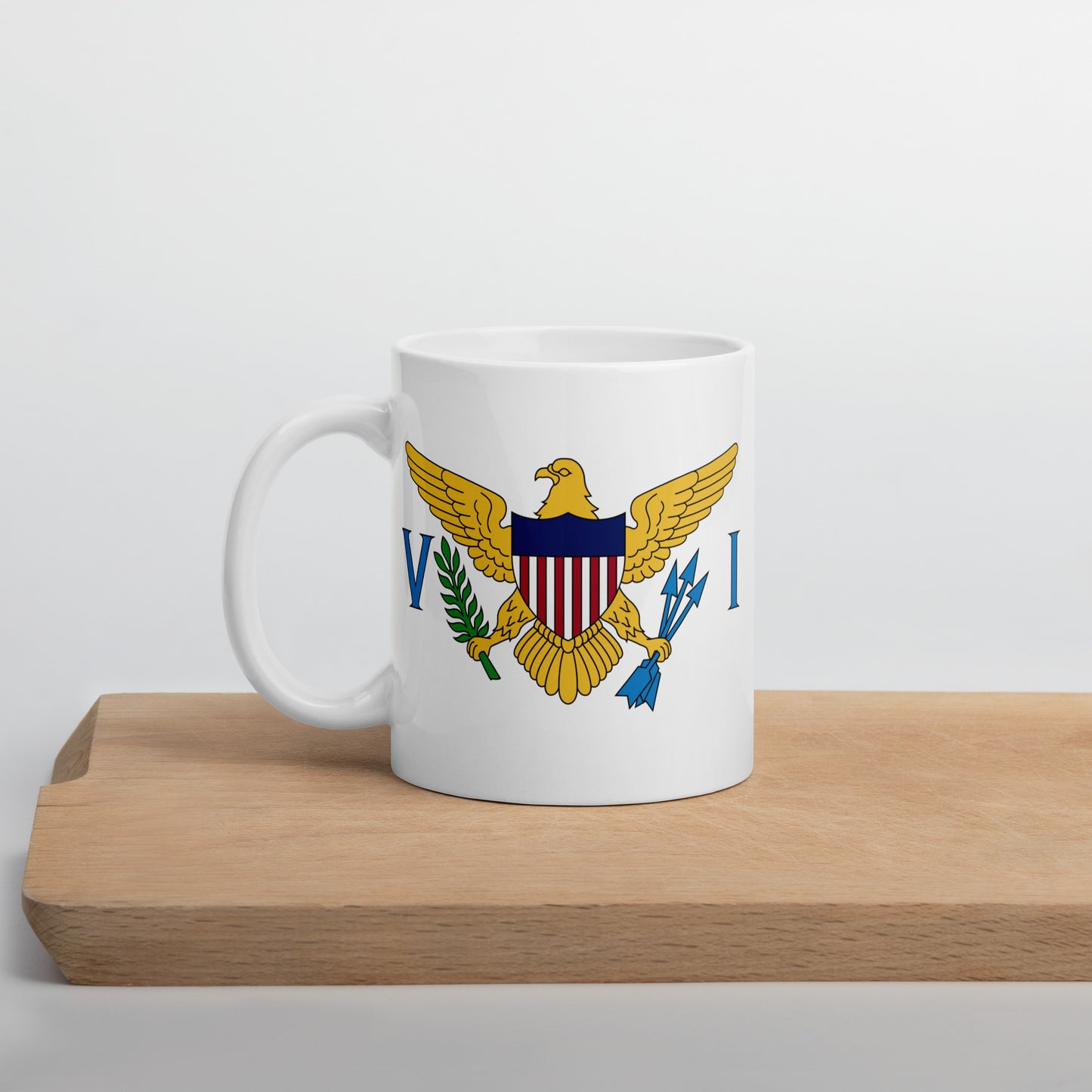United States Virgin Islands Flag Coffee Mug - Pride of Paradise