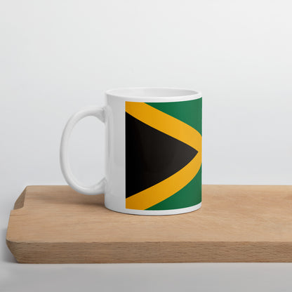 Jamaica Flag Coffee Mug - One Love in Every Sip