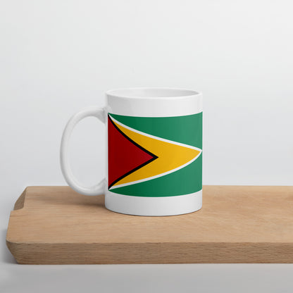 Guyana Flag Coffee Mug - Strength, Sunshine & Spirit