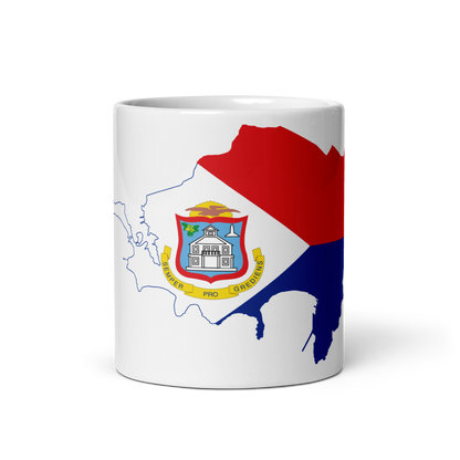 Sint Maarten Flag Coffee Mug - Unity, Culture & Caribbean Charm