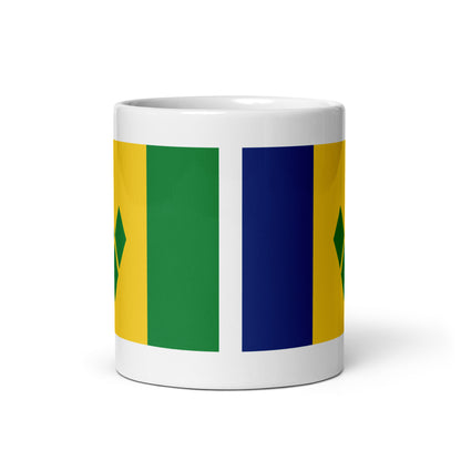 Saint Vincent & the Grenadines Flag Coffee Mug - Strength, Sunshine & Spirit