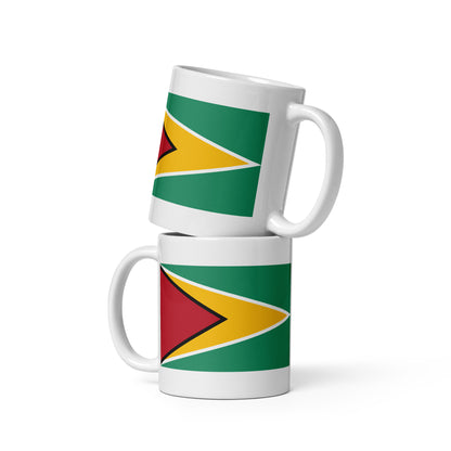 Guyana Flag Coffee Mug - Strength, Sunshine & Spirit