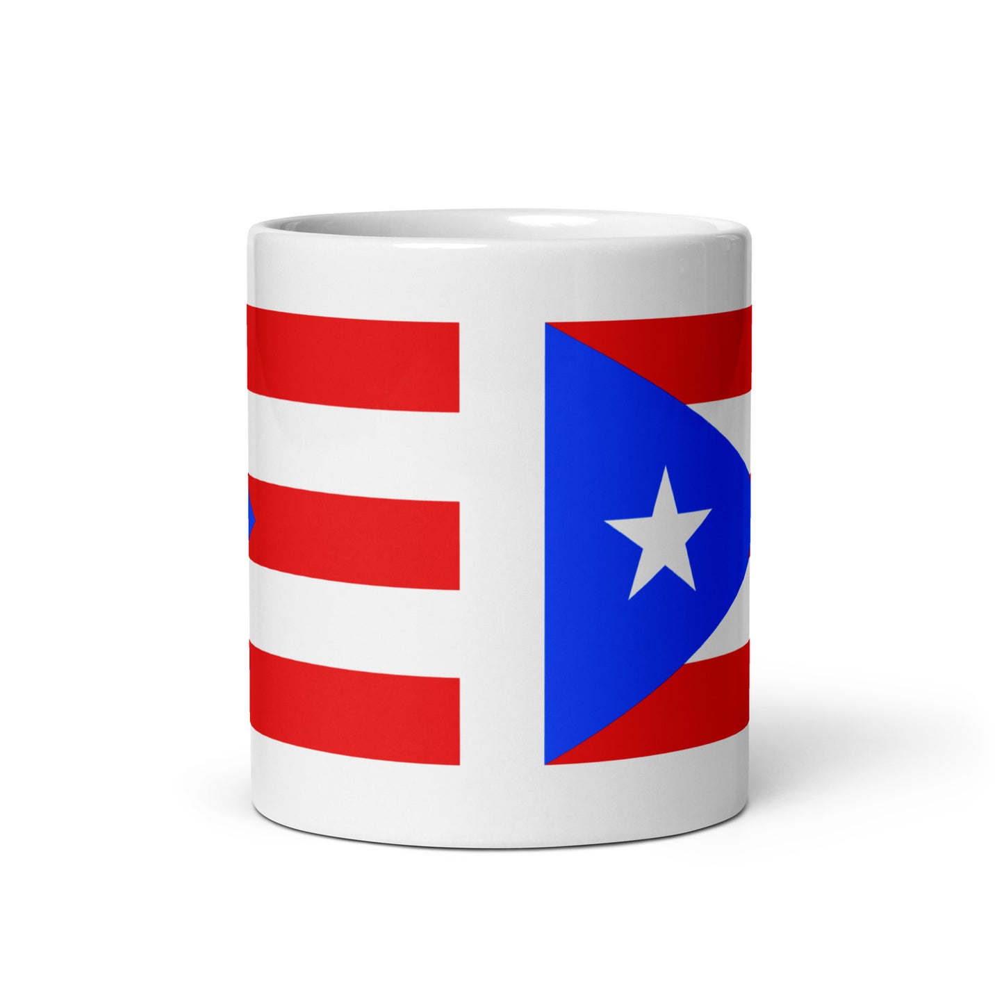 Puerto Rico Flag Coffee Mug - Pride, Passion & Power