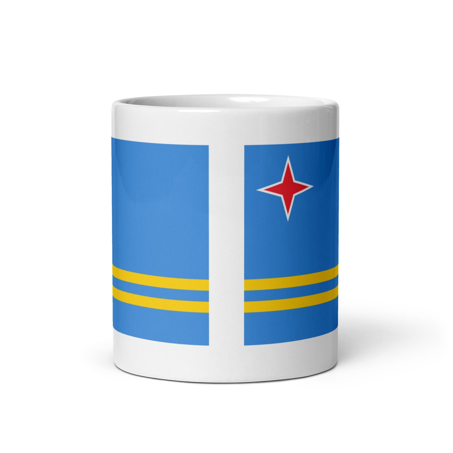 Aruba Flag Coffee Mug - Sunshine, Sea & Serenity