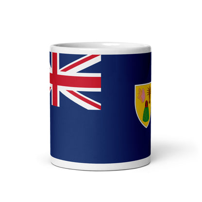 Turks & Caicos Islands Flag Coffee Mug - Tranquility, Pride & Paradise