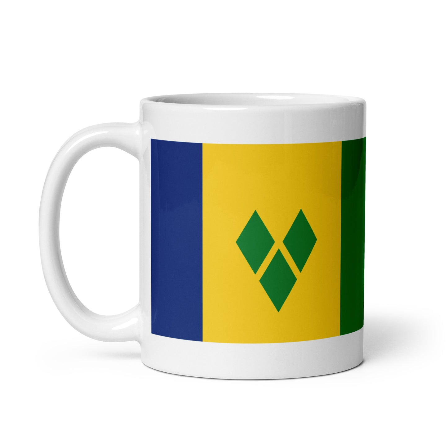 Saint Vincent & the Grenadines Flag Coffee Mug - Strength, Sunshine & Spirit