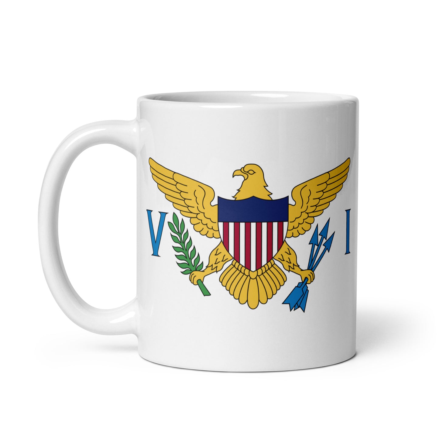 United States Virgin Islands Flag Coffee Mug - Pride of Paradise