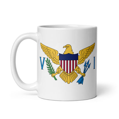 United States Virgin Islands Flag Coffee Mug - Pride of Paradise