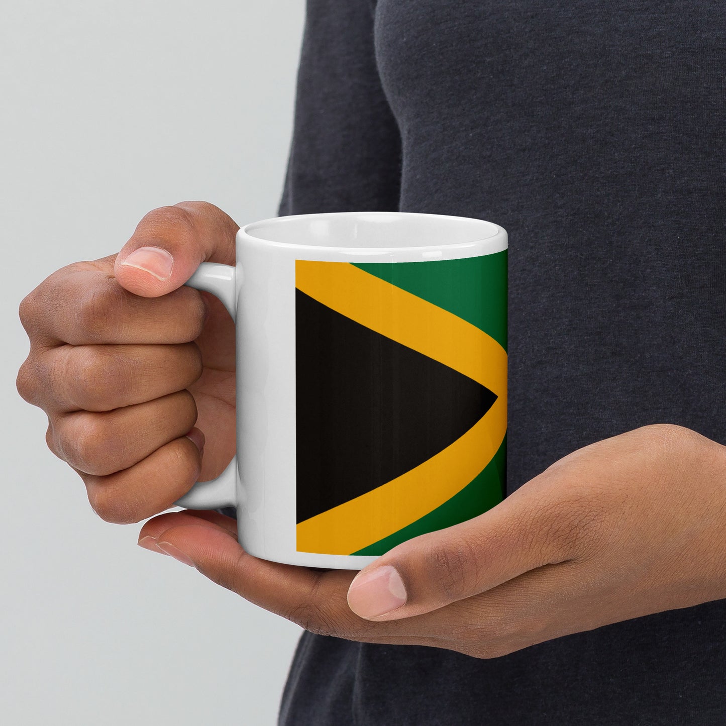 Jamaica Flag Coffee Mug - One Love in Every Sip