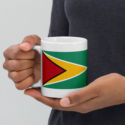 Guyana Flag Coffee Mug - Strength, Sunshine & Spirit