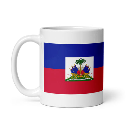 Haiti Flag Coffee Mug - Strength, Freedom & Soul