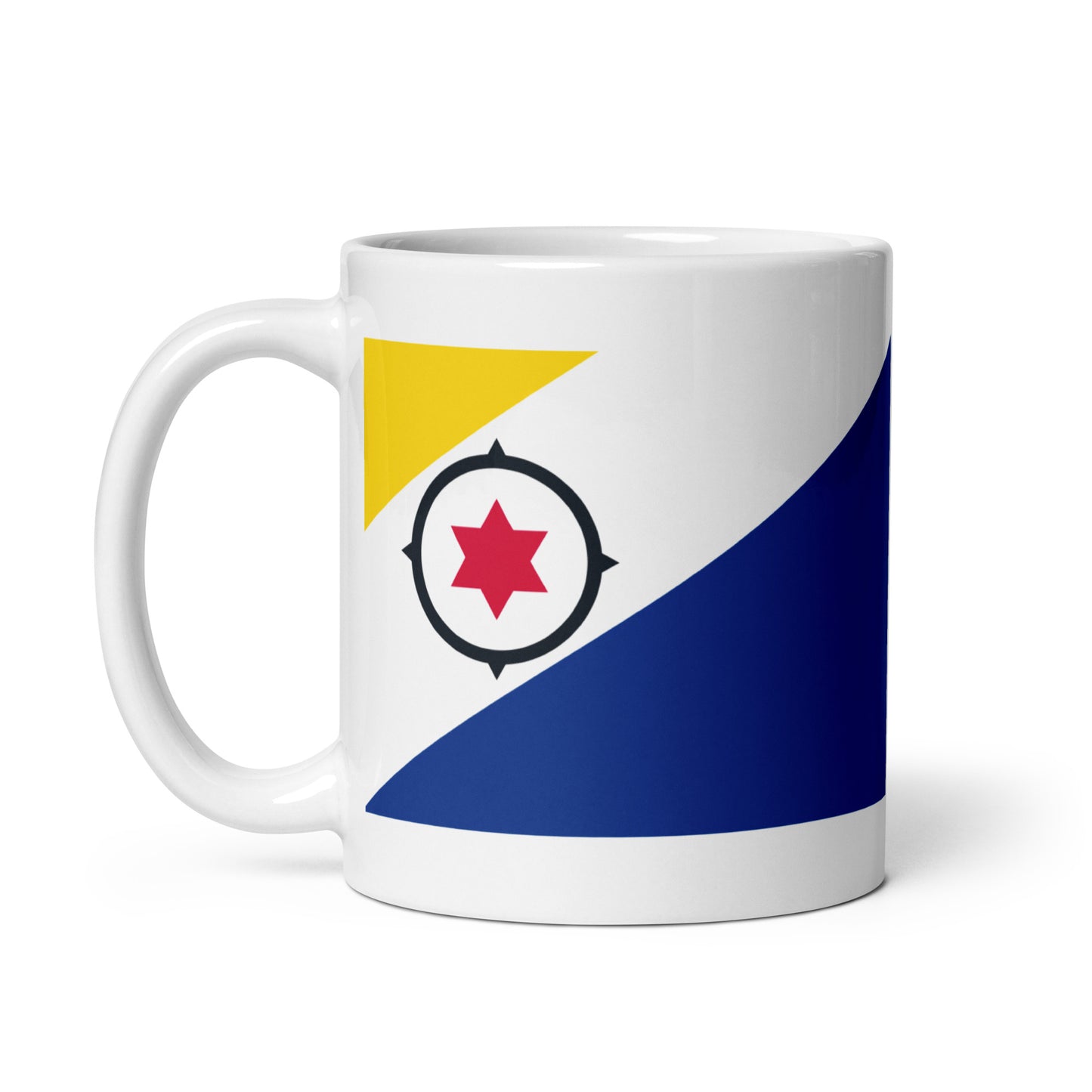 Bonaire Flag Coffee Mug - Wind, Waves & Island Wonder