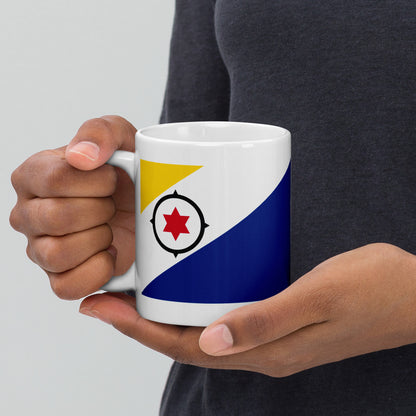 Bonaire Flag Coffee Mug - Wind, Waves & Island Wonder