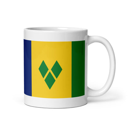 Saint Vincent & the Grenadines Flag Coffee Mug - Strength, Sunshine & Spirit
