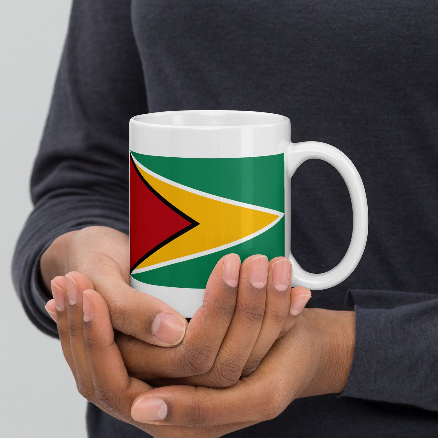 Guyana Flag Coffee Mug - Strength, Sunshine & Spirit