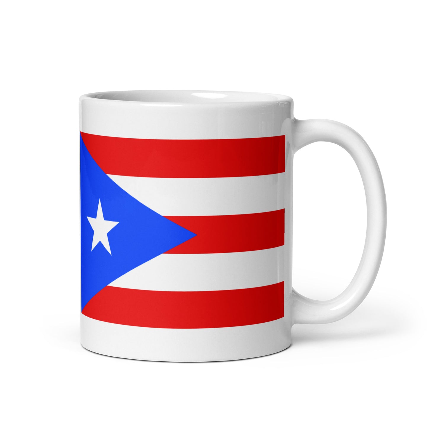 Puerto Rico Flag Coffee Mug - Pride, Passion & Power