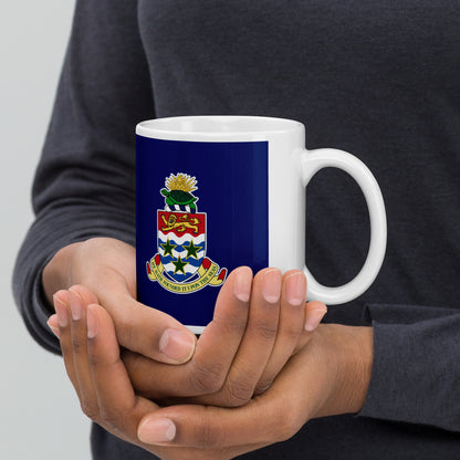 Cayman Islands Flag Coffee Mug - Ocean, Heritage & Harmony