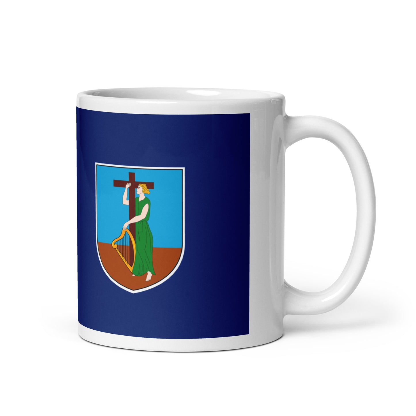 Montserrat Flag Coffee Mug - Faith, Strength & Emerald Pride