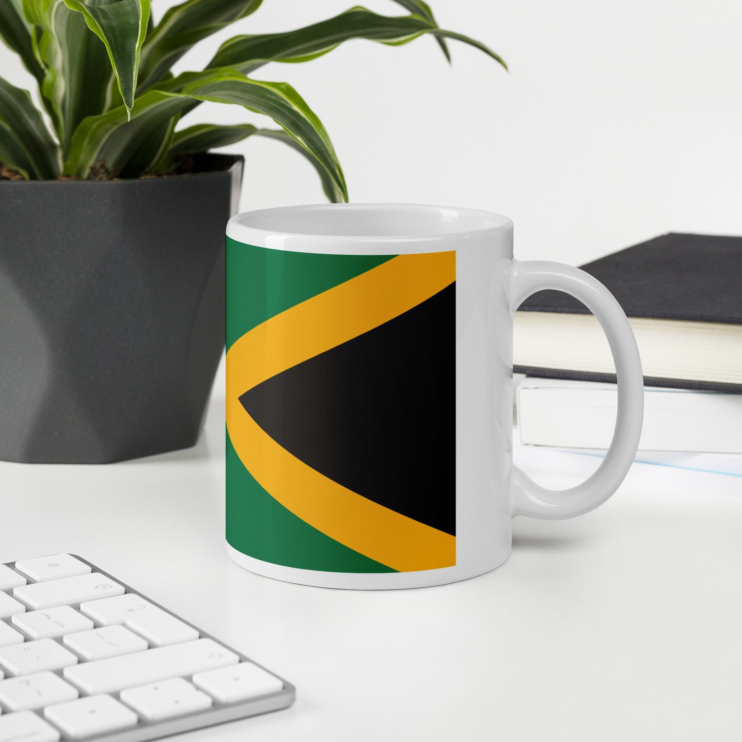 Jamaica Flag Coffee Mug - One Love in Every Sip