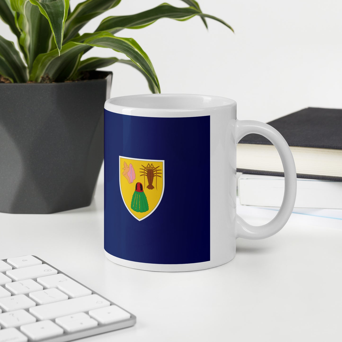 Turks & Caicos Islands Flag Coffee Mug - Tranquility, Pride & Paradise