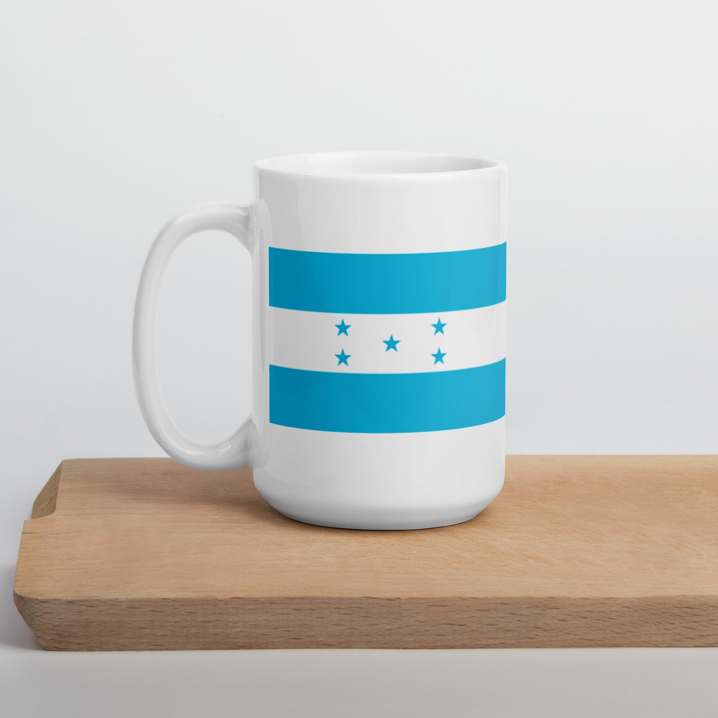 Honduras Flag Coffee Mug - Hope, Unity & Caribbean Blue