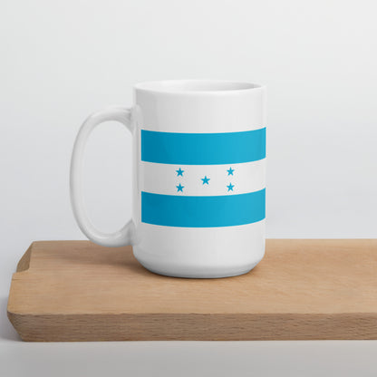 Honduras Flag Coffee Mug - Hope, Unity & Caribbean Blue