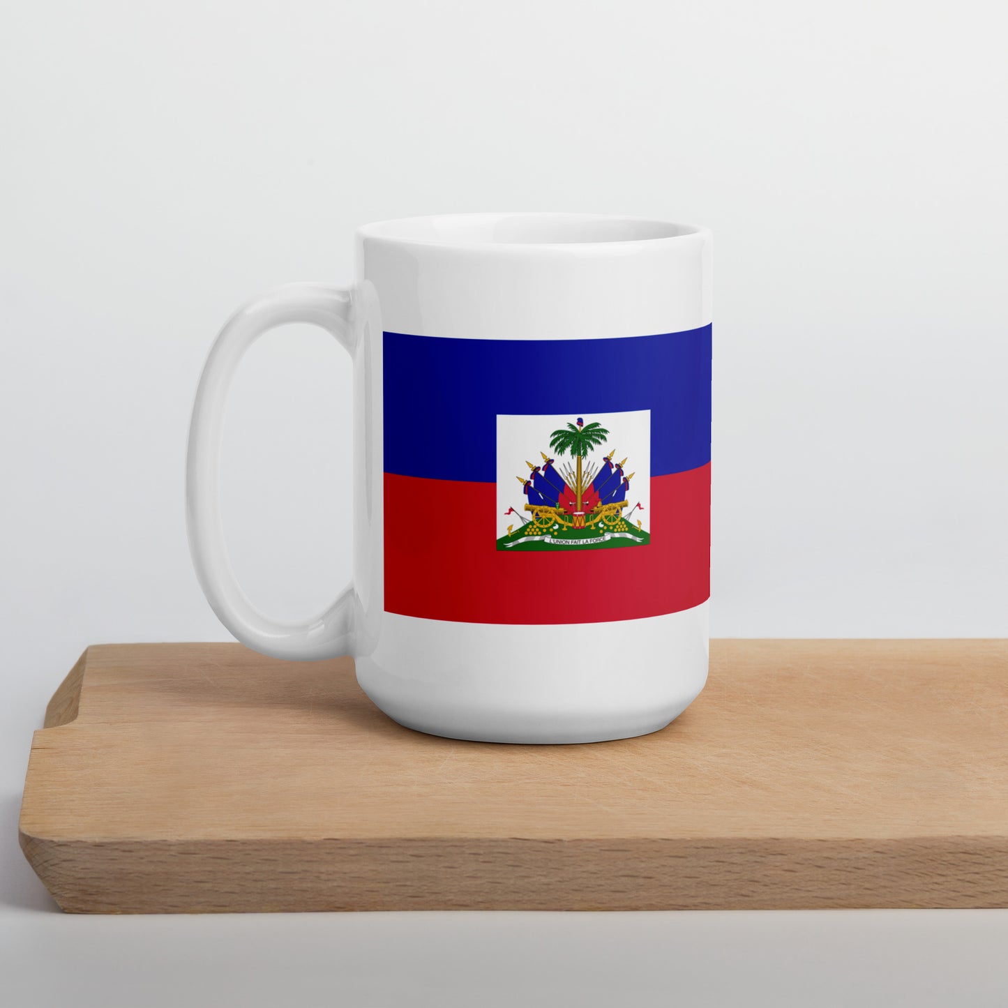 Haiti Flag Coffee Mug - Strength, Freedom & Soul