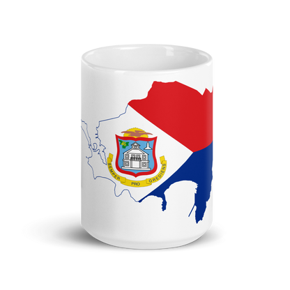 Sint Maarten Flag Coffee Mug - Unity, Culture & Caribbean Charm