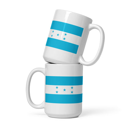 Honduras Flag Coffee Mug - Hope, Unity & Caribbean Blue