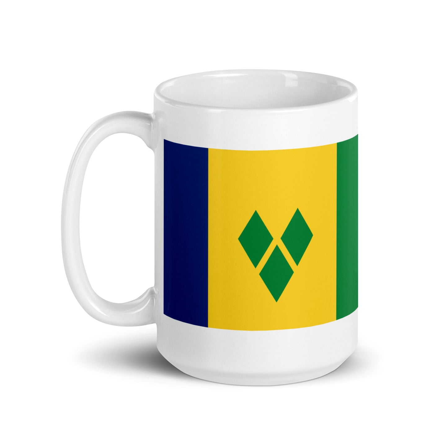 Saint Vincent & the Grenadines Flag Coffee Mug - Strength, Sunshine & Spirit