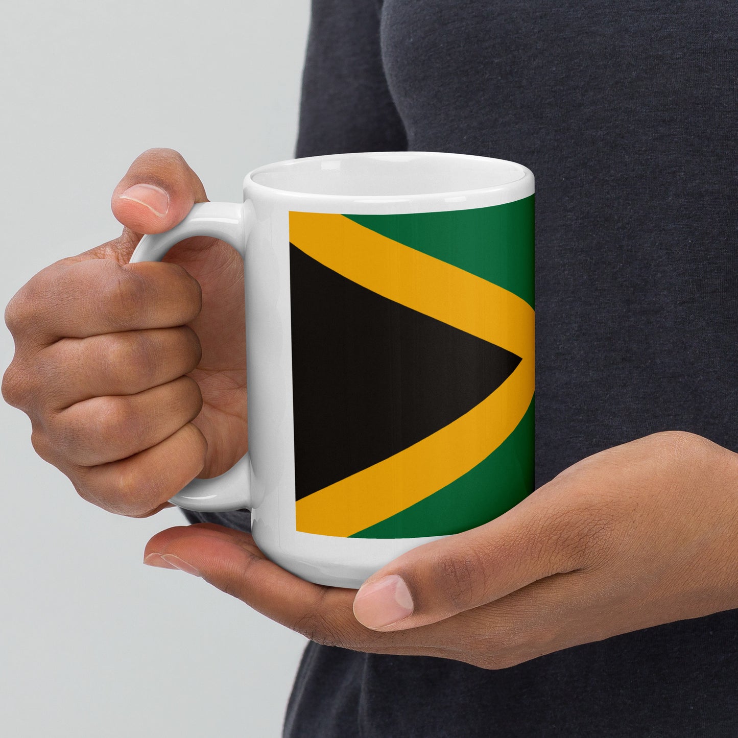 Jamaica Flag Coffee Mug - One Love in Every Sip