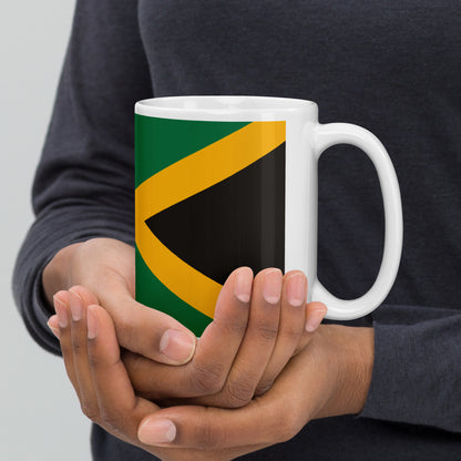 Jamaica Flag Coffee Mug - One Love in Every Sip