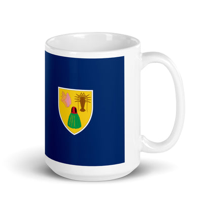 Turks & Caicos Islands Flag Coffee Mug - Tranquility, Pride & Paradise