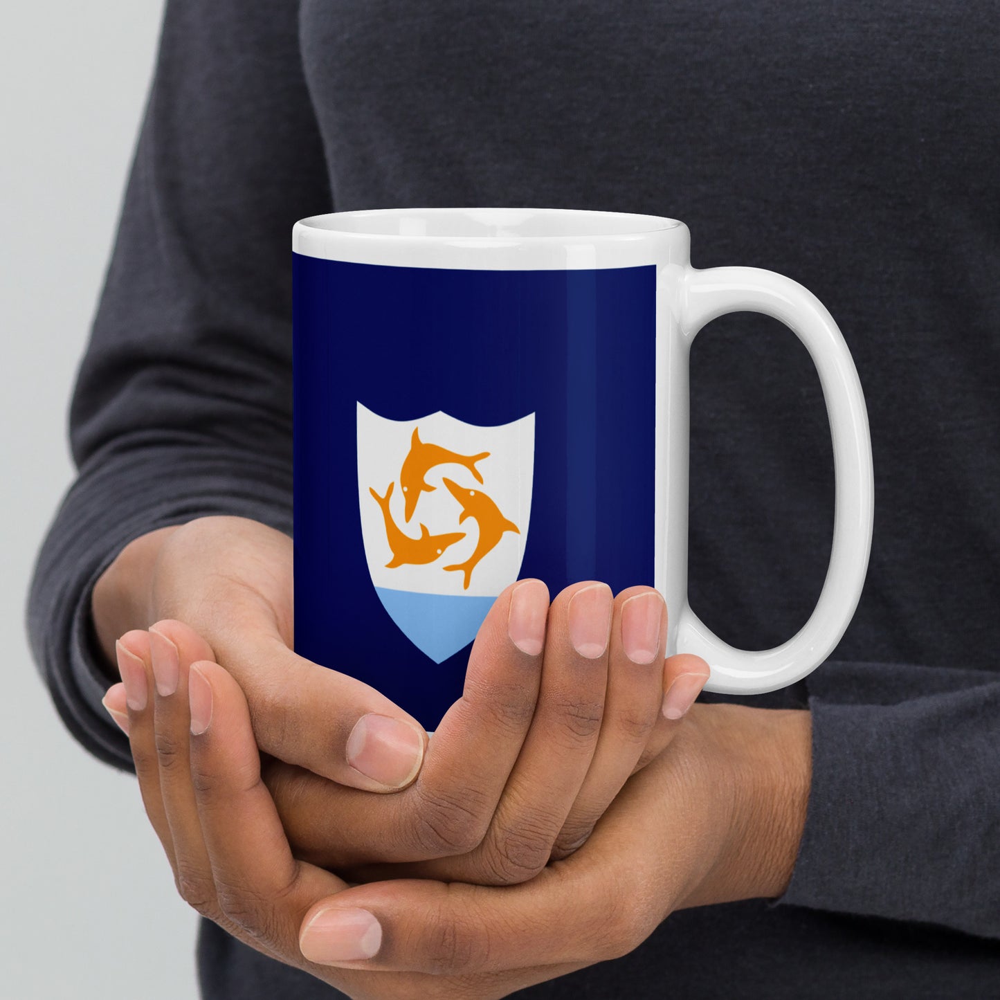 Anguilla Flag Coffee Mug - Peace, Unity & Island Pride